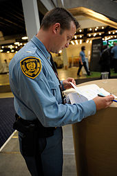 Security Guard in Copenhagen in 2009